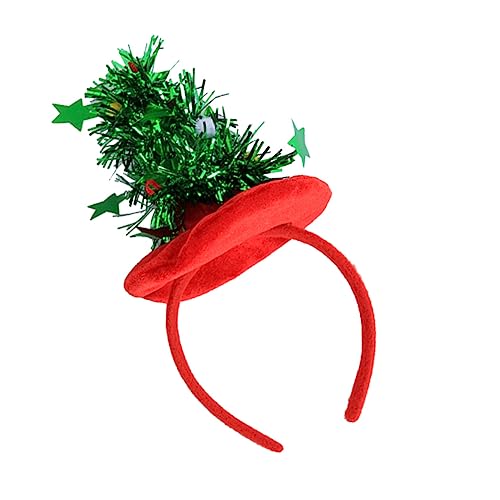 FOMIYES Weihnachtsstirnbänder Weihnachtskopf Bopper Weihnachtskopfschmuck Kinder Weihnachtsstirnband Für Kinder Nikolausmütze Mit Stirnband Pailletten-haarband Abschlussball Kopfbedeckung von FOMIYES