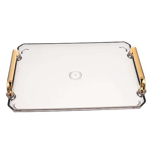FOMIYES Acryltablett Schmucktablett Display Hochzeitsdekorationstasche Verspiegelte Tabletts Mini Servierständer Fürs Büro Schublade Schreibtisch Make Up Organizer Duschzubehör von FOMIYES