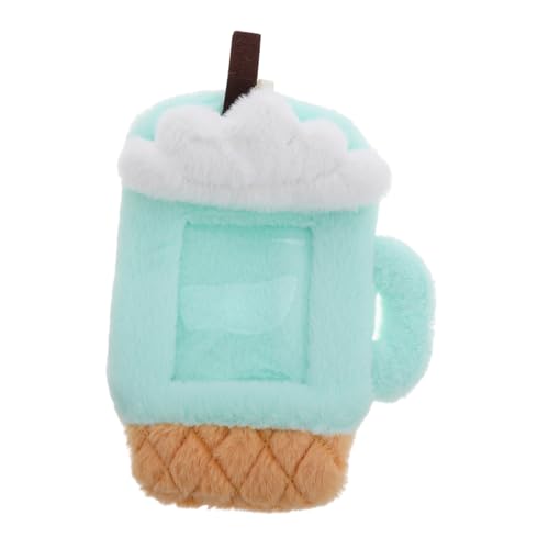 FOMIYES Süßes Plüsch Cartoon Kartenetui Kartenhalter Für Foto Schlüsselhalter Plüsch Karten Organizer Süßes Ausweisetui von FOMIYES