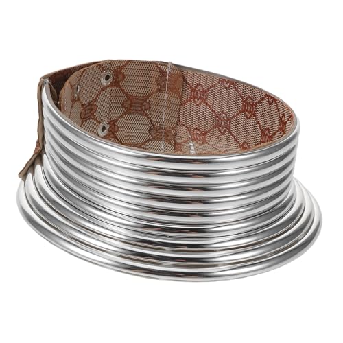 FOMIYES Afrikanische Tribal Choker Halskette für Damen Chunky Punk Statement Schmuck Langer Halskragen Komfortabler Sitz Kultur Schmuck für Partys und Kostümveranstaltungen von FOMIYES