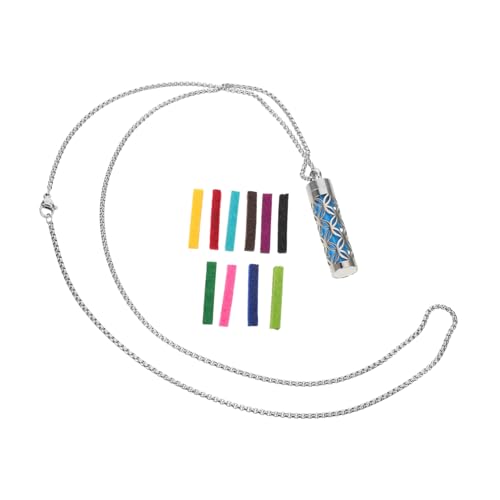 FOMIYES Aromatherapie-anhänger Aus Edelstahl Für Damen Parfüm-halskette Mit Öl-diffusor-schmuck Diffusor-anhänger Für Aromatischen Duft Halskette Mit Öl- Für Täglichen von FOMIYES