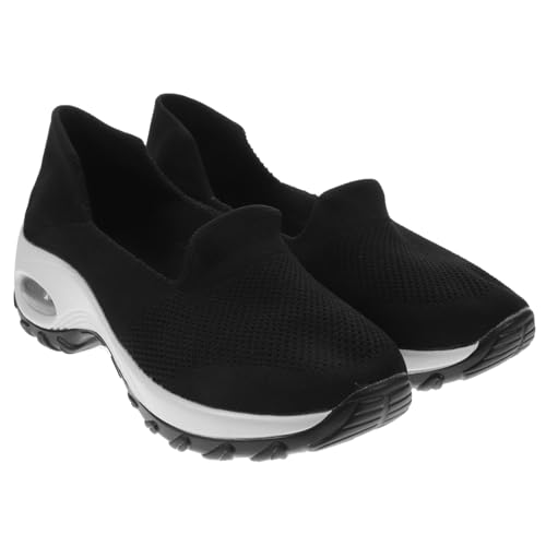 FOMIYES Atmungsaktive Damen Schuhe mit Rutschfester Sohle Ganzjahres Weiche Einlegesohle Bequeme Slip Sportschuhe für Fitness Outdoor und Alltag Leicht und Robust von FOMIYES