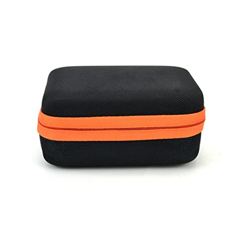 FOMIYES Aufbewahrungsbox Für Ätherische Öle Tasche Für Flaschen Mit Ätherischen Ölen Organizer Für Ätherische Öle Tragbar Mit Reißverschluss Für Unterwegs Schwarz Und Orange von FOMIYES