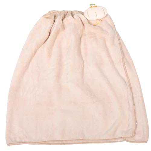 FOMIYES Badetuch Rock Bademantel mit Knöpfen Cartoon Bademantel Plüschbademantel Bademantel aus Plüsch Frotteebademantel Körpertuch Badewickel Körperpackung Spa-Wickel Korallenvlies von FOMIYES