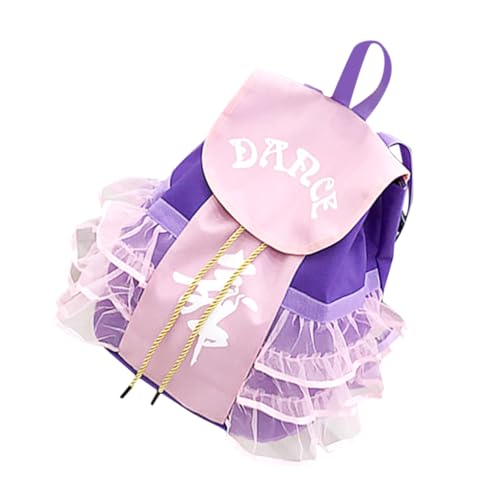 FOMIYES Ballett-Tanz-Rucksack Für Mädchen Junge Mädchen-Schultasche Aus Geräumiger Rucksack Mit Verstellbarem Schultergurt Für Ballettschuhe Und Kleidung von FOMIYES