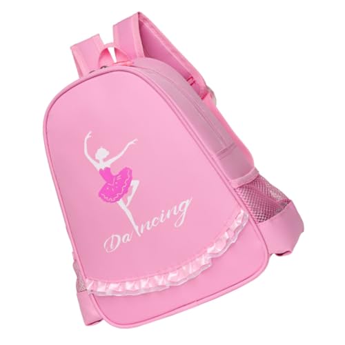 FOMIYES Ballett-Tanz-Rucksack Für Mädchen Kinderrucksack Aus Oxford Polyester Schultasche Mit Verstellbarem Riemen Und Reißverschluss Für Schule Ausflüge Und Täglichen Gebrauch von FOMIYES