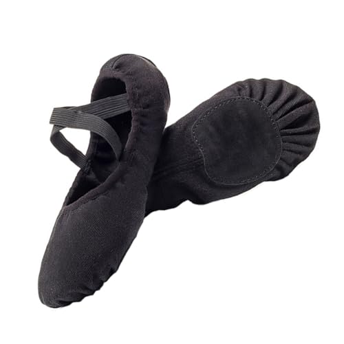 FOMIYES Ballettschuhe Damen Elastisch Bequem Sohle rutschfest Tanzschläppchen für Ballett Yoga Folk Ballroom Jazz Schwarz Zufällige Farbe Zufällige Farbe von FOMIYES