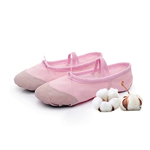 FOMIYES Ballettschuhe Leicht rutschfest Tanzschuhe für Mädchen und Erwachsene Flexible Gymnastikschläppchen mit Geteilten Sohlen für Yoga Ballett Modernen Tanz von FOMIYES