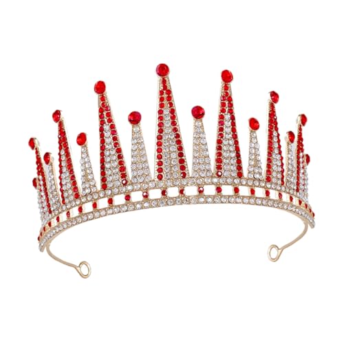 FOMIYES Königinnenkronen Mit Strass Für Kleine Mädchen Geburtstagskronen Dekorativ Prinzessinnenkrone Aus Leichten Materialien Tiara Für Hochzeit Und Party Filigranes Barockdesign von FOMIYES