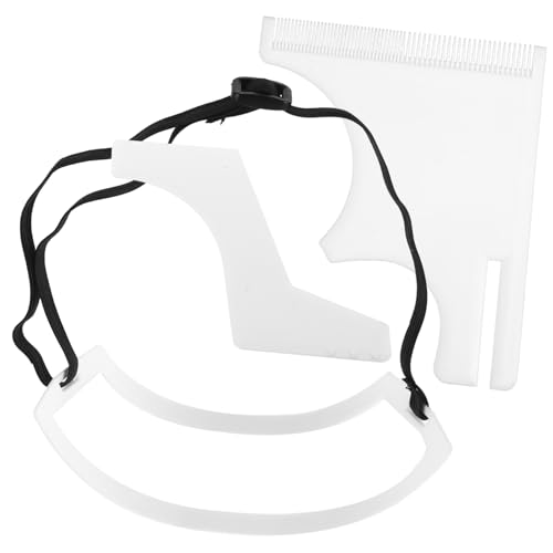 FOMIYES Bartshaping Männer Präzise Haaransatz Halsrasur schablone Multifunktionales Bartform werkzeug Geeignet für Verschiedene Haartypen und Selbstständiges Styling Zufällige Farbe von FOMIYES