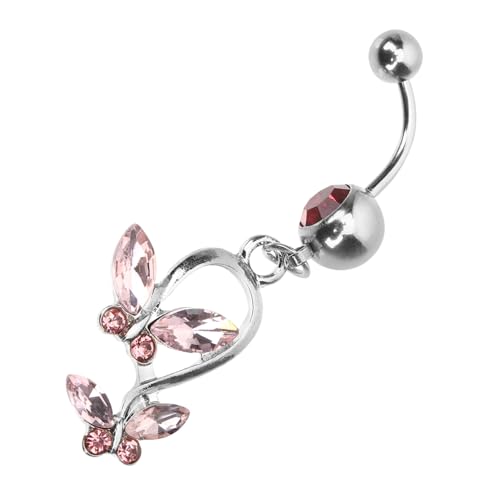 FOMIYES Bauchnabelpiercing Damen Schmetterling Zirkonia Bauchschmuck Elegant Party Schmuck von FOMIYES