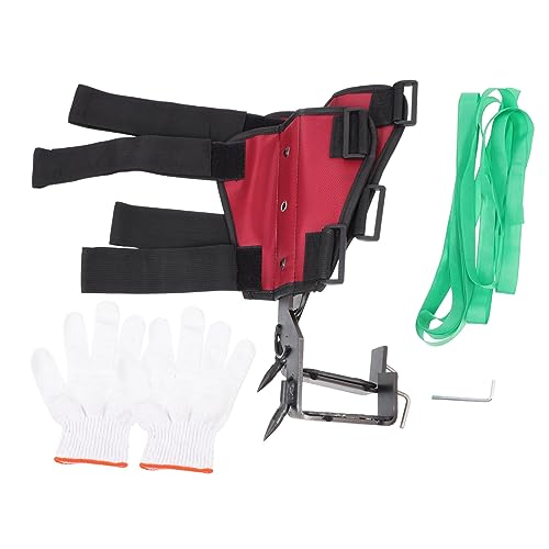 FOMIYES Baumkletter Spikes Universalgröße rutschfest Scharfe Kletterwerkzeuge Robust Langlebig Sicherer Halt für Baumklettern Jagd Ernte von FOMIYES