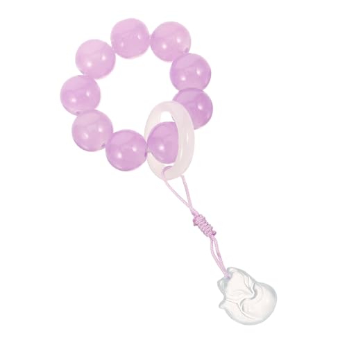 FOMIYES Beaded Prayer Ring für Frauen Handgefertigter Rosary Finger Ring mit Fuchs Anhänger Vielseitiger Gebetsring Strapazierfähigem Material Stilvolles Langlebiges Schmuckstück und von FOMIYES