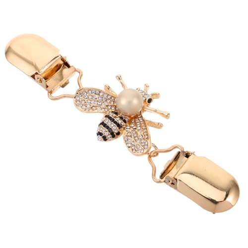 FOMIYES Bienen Brosche Clip für Strickjacken Schals Retro Stecker für Damenkleidung Eleganter Pullover Clip Schalverschluss von FOMIYES