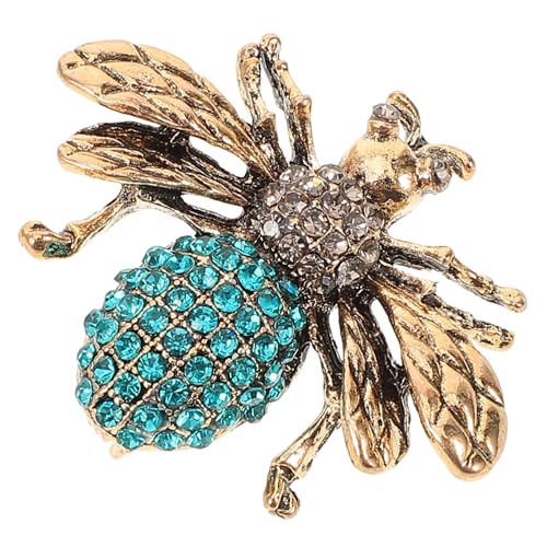 FOMIYES Bienenbrosche Retro Stil mit Strassbesatz Feine Anstecknadel für Kleidung Damen Vintage Schmuck Modisches Accessoire für Pullover und Blazer von FOMIYES