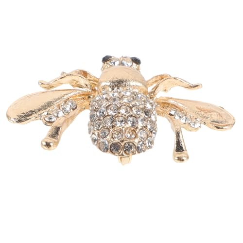 FOMIYES Bienenbrosche Strass Anstecknadel für Damen Dekorativer Schmuck für Kleidung Schals Hüte und Taschen Perfektes Accessoire für Outfit von FOMIYES