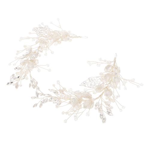 FOMIYES Vielseitige Hochzeitsschmucksets Haarband Mit Strasssteinen Silberner Haarschmuck Für Bräute von FOMIYES
