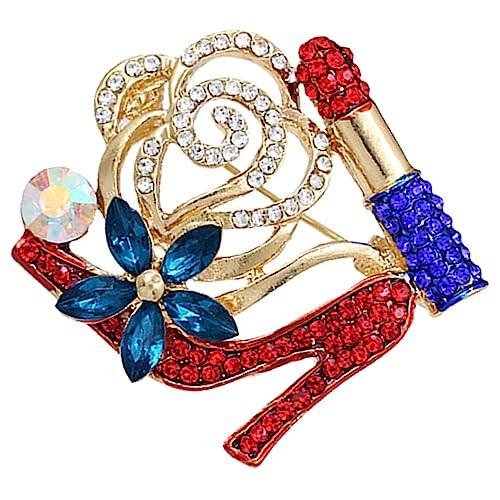 FOMIYES Bling Brosche für Damen Hochhackige Anstecknadel für Festliche Anlässe Elegantes Accessoire für Kleider Schals Taschen Besondere Anlässe Jubiläen von FOMIYES