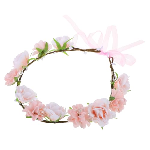 FOMIYES Blumen Haar Kranz Kopfschmuck Hochzeit Stirnband Puppe Haar Verwurzelung Nähnadeln von FOMIYES