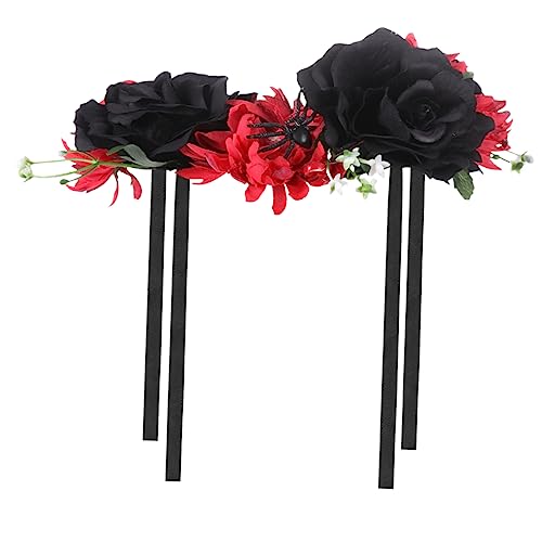 FOMIYES Blumen Haarband Blumen Spinne Haarband Cosplay Stirnband Requisiten Party von FOMIYES