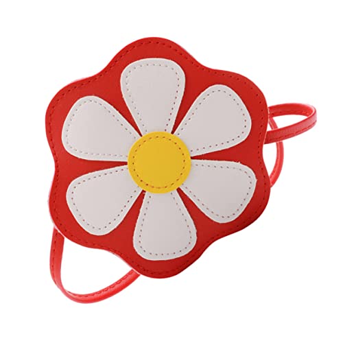 FOMIYES Hübsche Blumen Umhängetasche für Mädchen PU Leichte Praktische Kinderhandtasche für Reisen und Outdoor Aktivitäten von FOMIYES