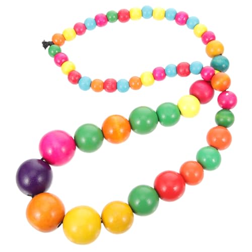 FOMIYES Boho Damen Perlenkette Bunte Holzperlen Halskette Leicht Elegant Modisch für Alltag Party FOMIYES Boho Damen Perlenkette Bunte Holzperlen Halskette Leicht Elegant Modisch für Alltag Party von FOMIYES