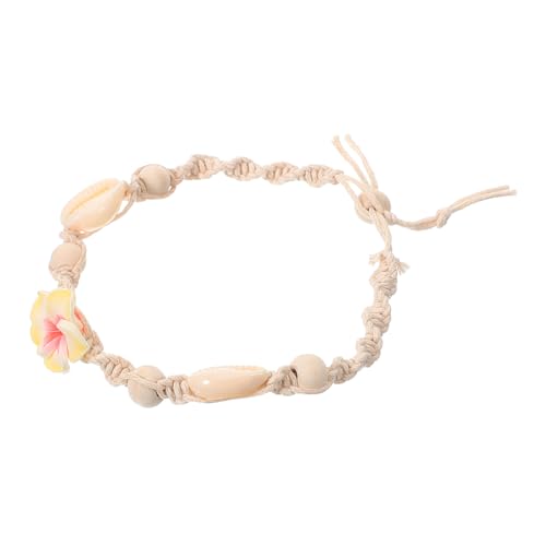 FOMIYES Boho Handgewebtes Muschel fußkettchen Damen Leichtes Sommer Armband Strand Schmuck von FOMIYES