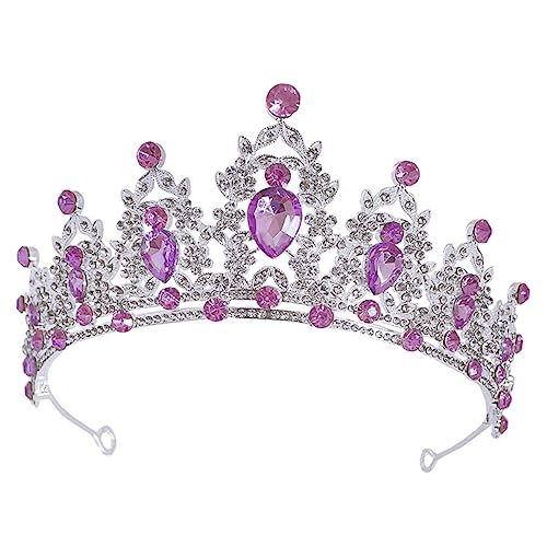 FOMIYES Braut Tiara Haarschmuck Silber Vintage Brautkopfschmuck Wiederverwendbar Elegant für Hochzeit Geburtstag Festival Damen von FOMIYES