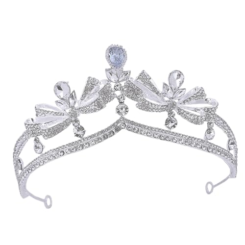 FOMIYES Braut Tiara Silber mit Funkelnden Strasssteinen Leichter Damen Haarreif Design Komfortabel und Langlebig für Hochzeit Verlobung und Prinzessinnen Look FOMIYES Braut Tiara Silber mit Funkelnden Strasssteinen Leichter Damen Haarreif Design Komfortabel und Langlebig für Hochzeit Verlobung und Prinzessinnen Look von FOMIYES