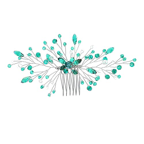 FOMIYES Party-requisiten Haarspange Für Hochzeiten Glitzernder Haarkamm Aus Kristall Braut-kopfschmuck Für Strand-garten-party von FOMIYES