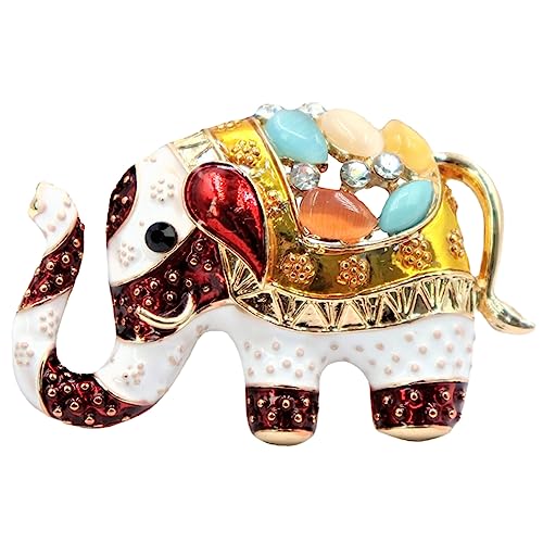 FOMIYES Elefantenbrosche Tierbrosche Anstecknadel Dekorative Brustnadel Aus Legierung Für Damen Kleidung Accessoire Für Hochzeit Party Geburtstag von FOMIYES