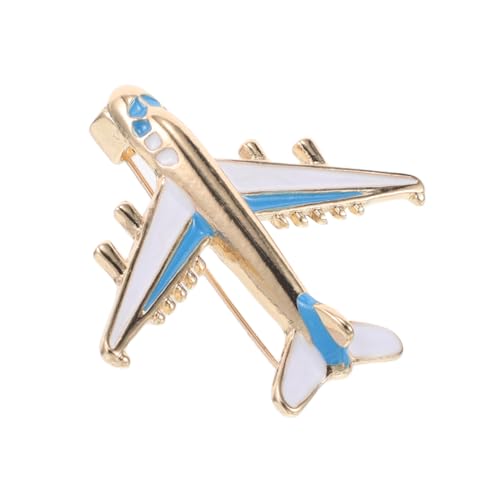 FOMIYES Flugzeug-anstecknadel Für Damen Flugzeug-accessoire Aus Legierung Süße Brosche Für Hemd Jeans Rucksack Und Tasche Kragen-abzeichen Und Elegant von FOMIYES
