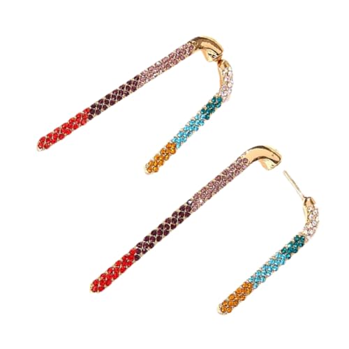 FOMIYES Bunte Ohrstecker für Damen Wasser Ohrschmuck Kreative Vielseitige Ohrringe Elegant für Party Hochzeit Alltag von FOMIYES