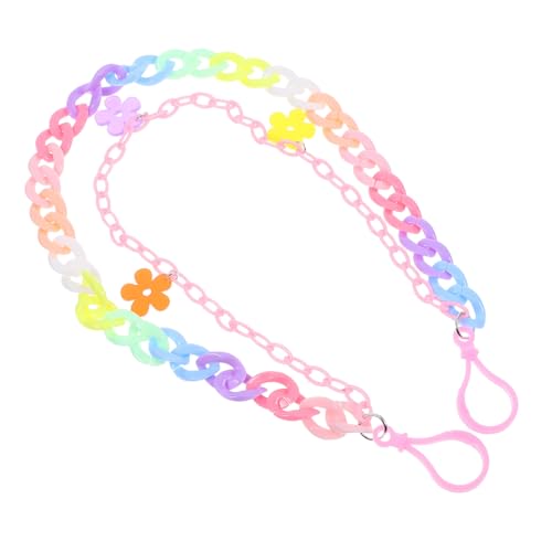 FOMIYES Bunte Punk Hosenkette aus Abnehmbarem Regenbogen harz für Unisex Hip Hop Mode Vielseitig Kombinierbar mit Jeans Röcken und Rucksäcken Trendiges Accessoire für Stylische Streetwear von FOMIYES