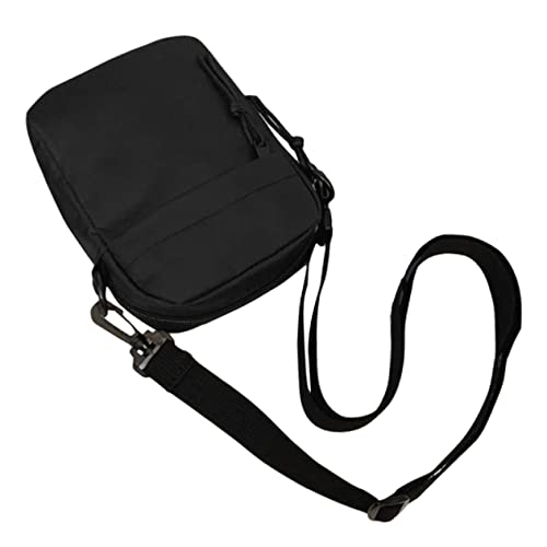 FOMIYES Canvas Schultertasche Damen Groß Verstellbar Robuste Umhängetasche Geräumige Crossbody Bag aus Weichem Canvas für Alltag Shopping Freizeit Sling Bag Schwarz von FOMIYES