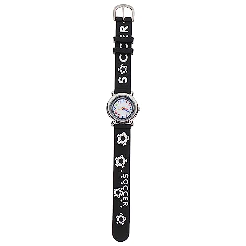 FOMIYES Cartoon Fußballuhr Einstellbare Armbanduhr für Jungen Design für Zeitunterricht für Fußballliebhaber Schüleruhr von FOMIYES