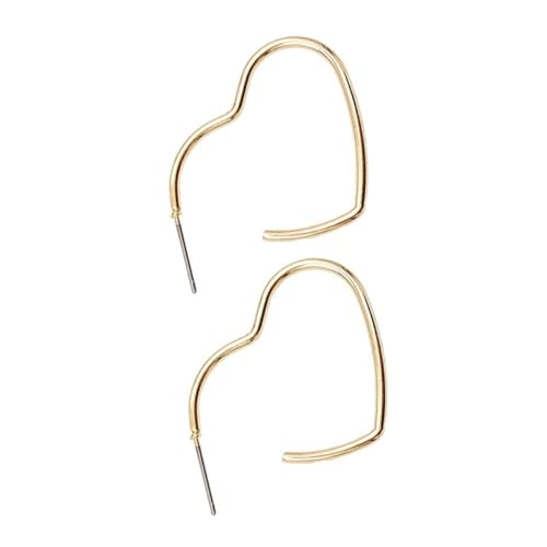 FOMIYES Chic Herz Ohrstecker Damen Ohrhänger Modisch Elegant Ohrschmuck Alltag Skin Friendly von FOMIYES