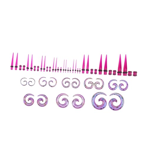 FOMIYES Chic Spitzkegel Ohr Schmuck Satz 52Stücke Ohr Expander 14g-12Mm Kreatives und Dekoratives Ohraccessoire für Partys Auffälliges Design Geschenkidee für Frauen FOMIYES Chic Spitzkegel Ohr Schmuck Satz 52Stücke Ohr Expander 14g-12Mm Kreatives und Dekoratives Ohraccessoire für Partys Auffälliges Design Geschenkidee für Frauen von FOMIYES