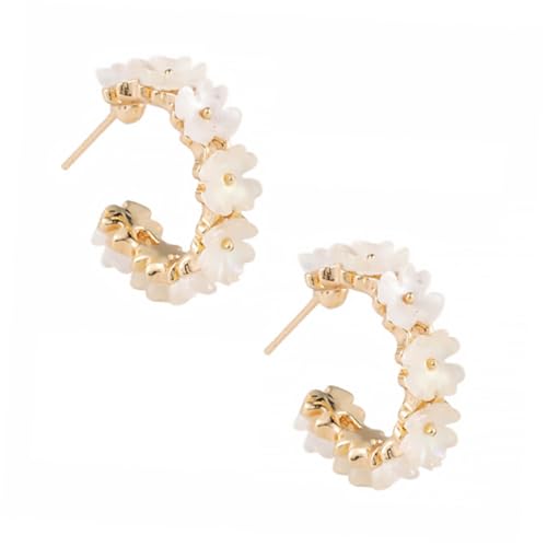 FOMIYES Chice Metallohrringe Damen Ohrstecker Trendige Kreative Ear Studs für Alltag Hochzeit Geburtstag Party Modischer Schmuck Langlebig und Auffällig von FOMIYES