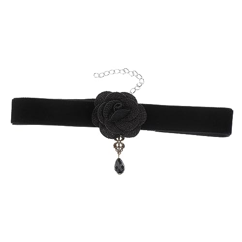 FOMIYES Choker Halskette Damen Rüschen Kette für Abnehmbares Design Geschenkidee für Frauen Partys Besondere Anlässe von FOMIYES
