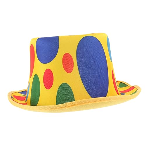 FOMIYES 1stück Clown Hut Für Kostümparty Unisex Hohe Mütze Strapazierfähigem Für Fasching Geburtstagsfeiern Und Bühnenauftritte von FOMIYES
