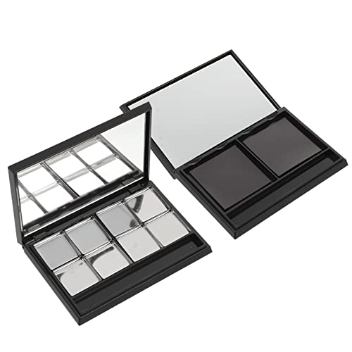 FOMIYES DIY Lidschatten Unterplatte Mit Magnetischer Leerer Box Tablett Für Lidschatten Und Lippenstift Organisation von FOMIYES