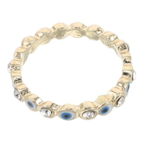 FOMIYES Dämonenauge Ring Strassringe für Damen Frauen böser Blick Schmuck Ringschmuck für den bösen Blick Kostümschmuck für Frauen ring Augenringe Metall von FOMIYES