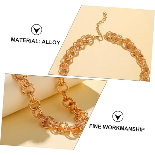 FOMIYES Damen Alloy Halskette Doppellagige Circle Anhänger Modisches Schmuckaccessoire Leichte Clavicle Kette Stilvoll für Geburtstag Valentinstag Muttertag FOMIYES Damen Alloy Halskette Doppellagige Circle Anhänger Modisches Schmuckaccessoire Leichte Clavicle Kette Stilvoll für Geburtstag Valentinstag Muttertag von FOMIYES
