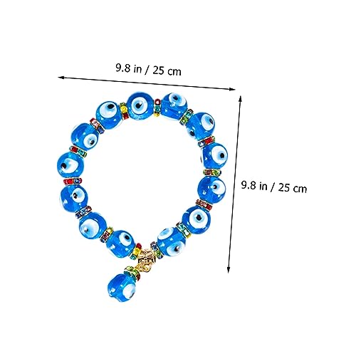 FOMIYES Damen Armband Bösem Blauen Auge Perlen Armkette Leichtes Schmuck für Mädchen und Frauen Komfortabel und Langlebig für Geburtstage und Weihnachten von FOMIYES