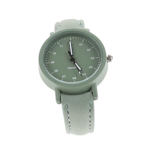 FOMIYES Armbanduhr Für Damen Freizeituhr Mit Glas Und Legierung Schlichtes Design Praktisches Pu-lederarmband Verstellbar Für Damenhandgelenke von FOMIYES