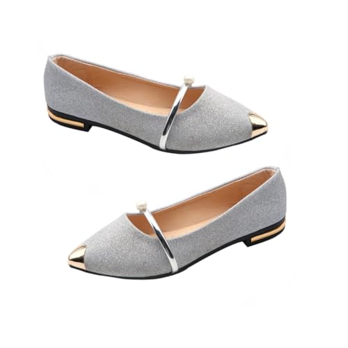 FOMIYES Damen Ballerinas mit Spitz Zulaufender Zehenpartie Flach Nude Modisch mit Perlenbesatz rutschfest Angenehm für Sommer und Alltag Stilvolle Sommerschuhe Absatzfrei Leicht FOMIYES Damen Ballerinas mit Spitz Zulaufender Zehenpartie Flach Nude Modisch mit Perlenbesatz rutschfest Angenehm für Sommer und Alltag Stilvolle Sommerschuhe Absatzfrei Leicht von FOMIYES