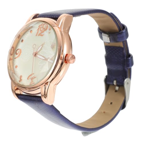 FOMIYES Schlichte Damen Armbanduhr Mit Lederband Analoguhr Für Damen Passend Zu Sämtlichen Outfits Und Anlässen Minimalistisch Und Lesbar Studentinnen Geschäftsfrauen von FOMIYES