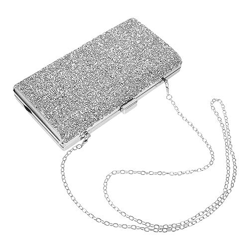 FOMIYES Damen Clutch Bag mit Funkelnden Strasssteinen Stilvolle Abendtasche für Party und Hochzeit Handgefertigt Kompakt für Lippenstift und Kleine Accessoires Vielseitig Einsetzbar von FOMIYES