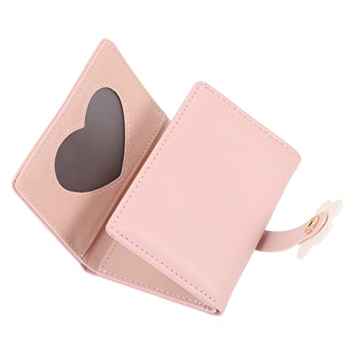 FOMIYES Damen Geldbörse Klein PU Leder Modisches Dreifach Gefaltetes Portemonnaie mit Blumenmotiv Multifunktionaler Kartenhalter Leichter Praktischer Geldbeutel für Alltag und von FOMIYES